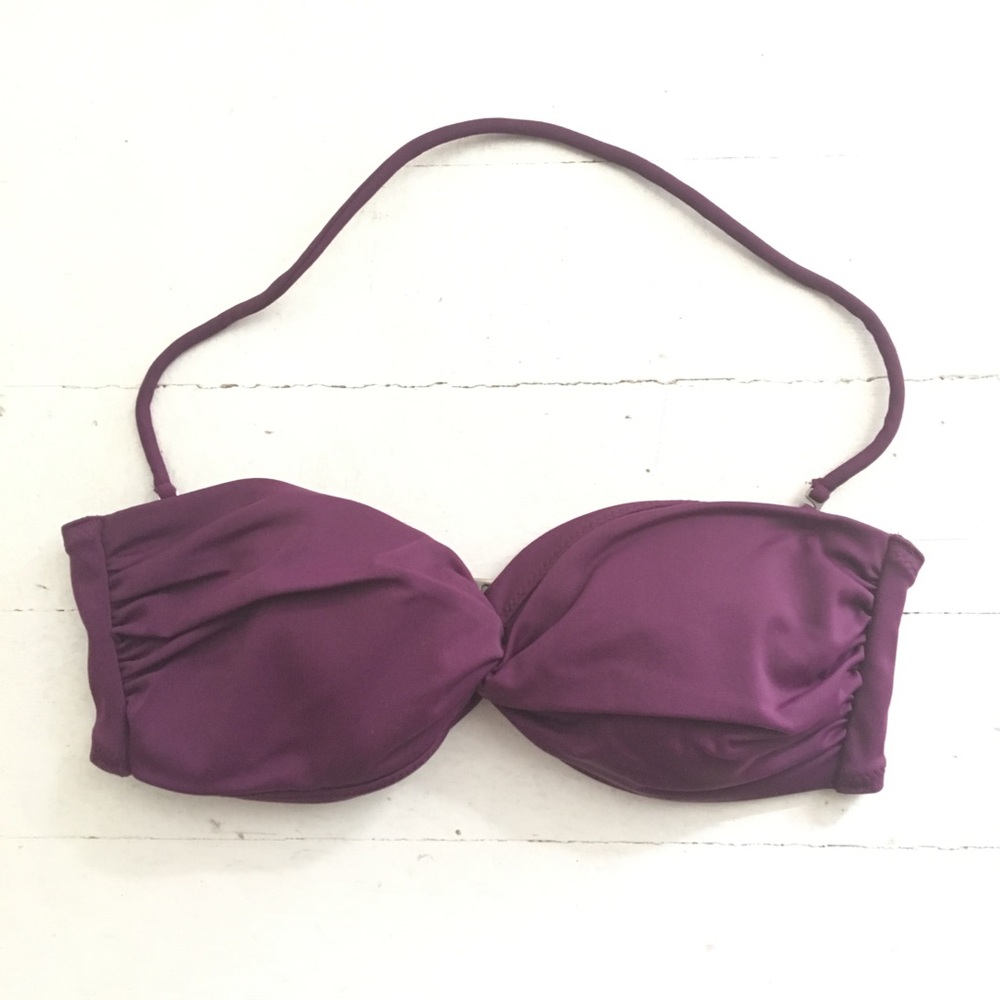 NWOT Victoria’s Secret Bandeau Bikini Top Purple